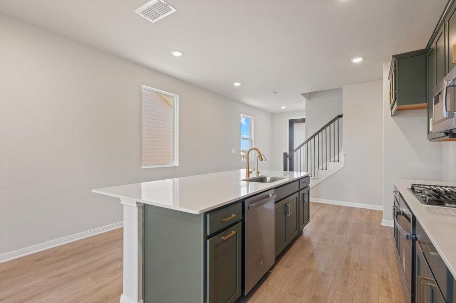 Furnished interior view inside a new home in Cannon Ranch, Dripping Springs (Image 19).