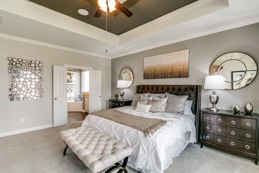 Furnished interior view inside a new home in Marvida, Cypress (Image 16).