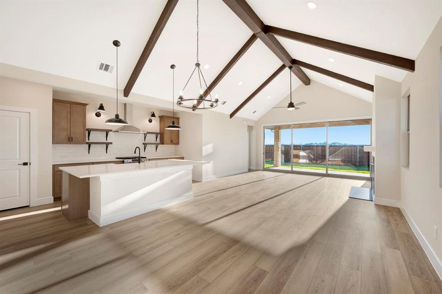 Furnished interior view inside a new home in Gateway Parks, Forney (Image 6).