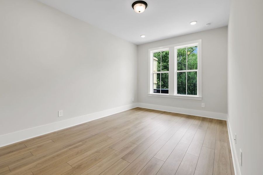 Spacious, unfurnished interior of a new home in Echo Park, Suwanee (Image 31). Spacious, unfurnished interior of a new home in Echo Park, Suwanee (Image 31).