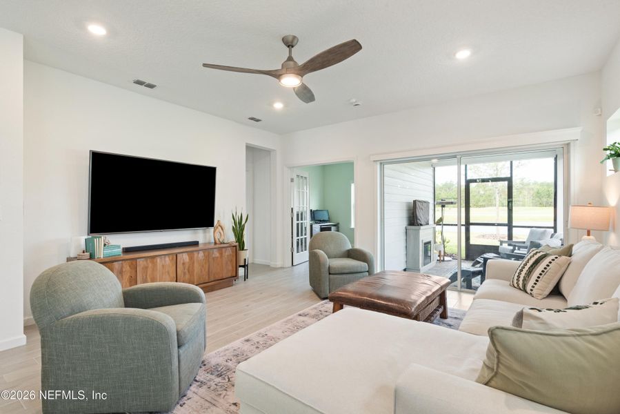 Furnished interior view inside a new home in , St. Johns (Image 12).