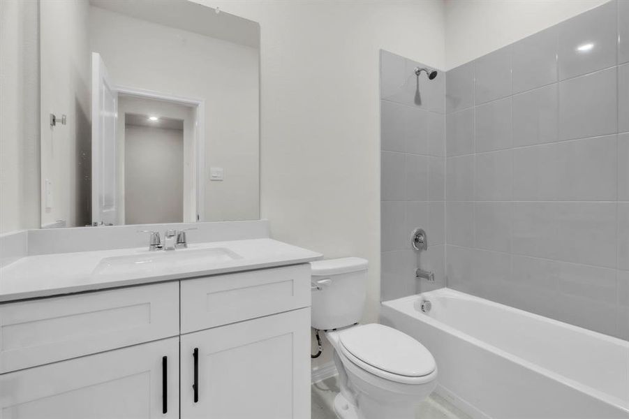 Furnished interior view inside a new home in The Landing at Hidden Lakes, McKinney (Image 12).