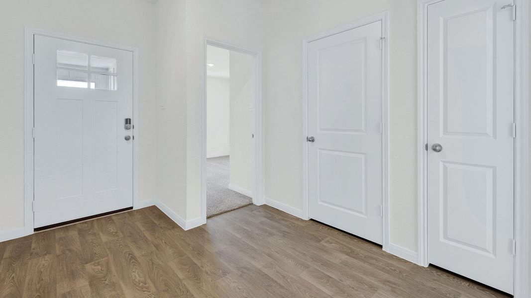 Spacious, unfurnished interior of a new home in Paramount, Kyle (Image 6). Spacious, unfurnished interior of a new home in Paramount, Kyle (Image 6).