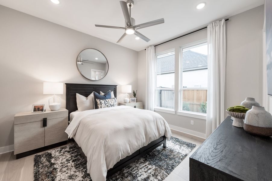 Representative furnished interior of a home built from the Snyder by Tri Pointe Homes in Harvest Green, Richmond (Image 54).