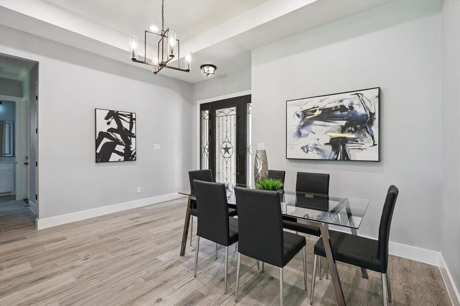 Furnished interior view inside a new home in , Arlington (Image 13).