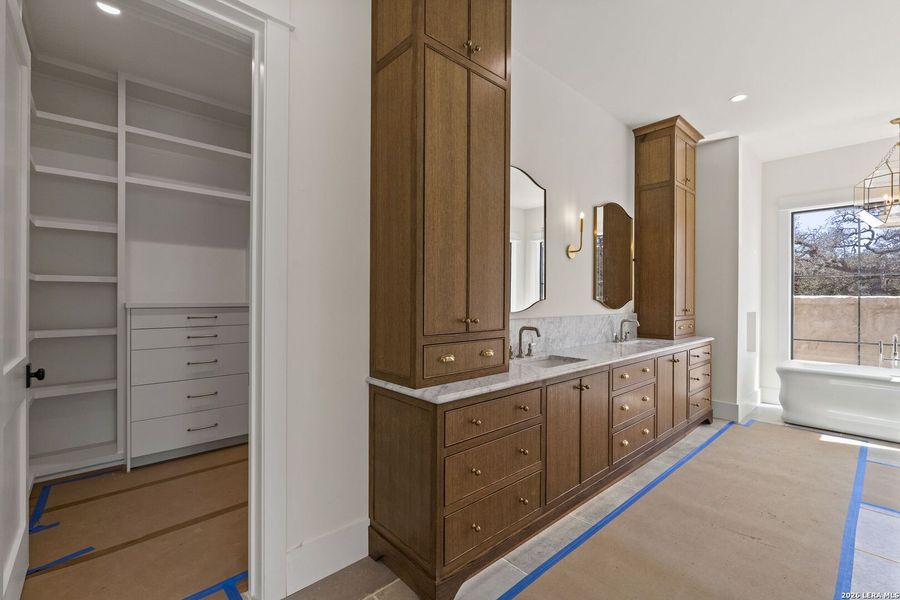 In-progress construction of a new home in , Boerne, TX (Image 23).