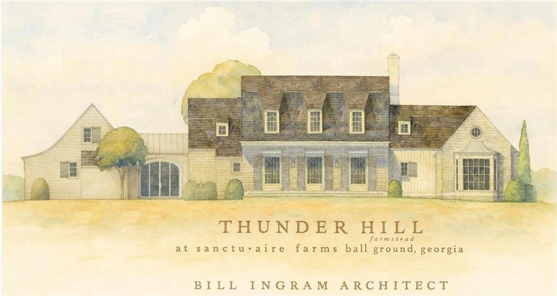 Exterior rendering of this home design in , Ball Ground, GA (Image 1).