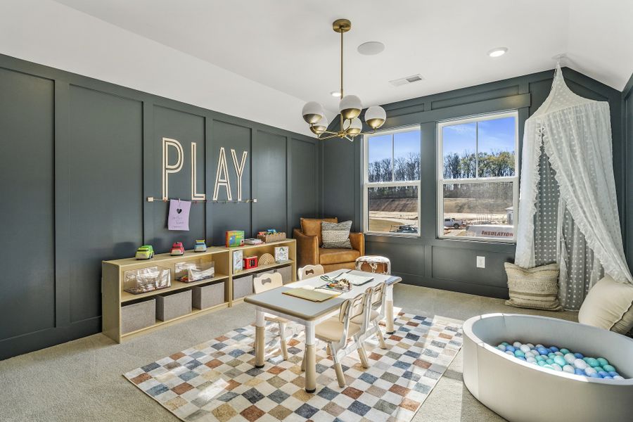 Representative furnished interior of a home built from the Whitmore by Hunter Quinn Homes in Walker's Pointe, Anderson (Image 29).