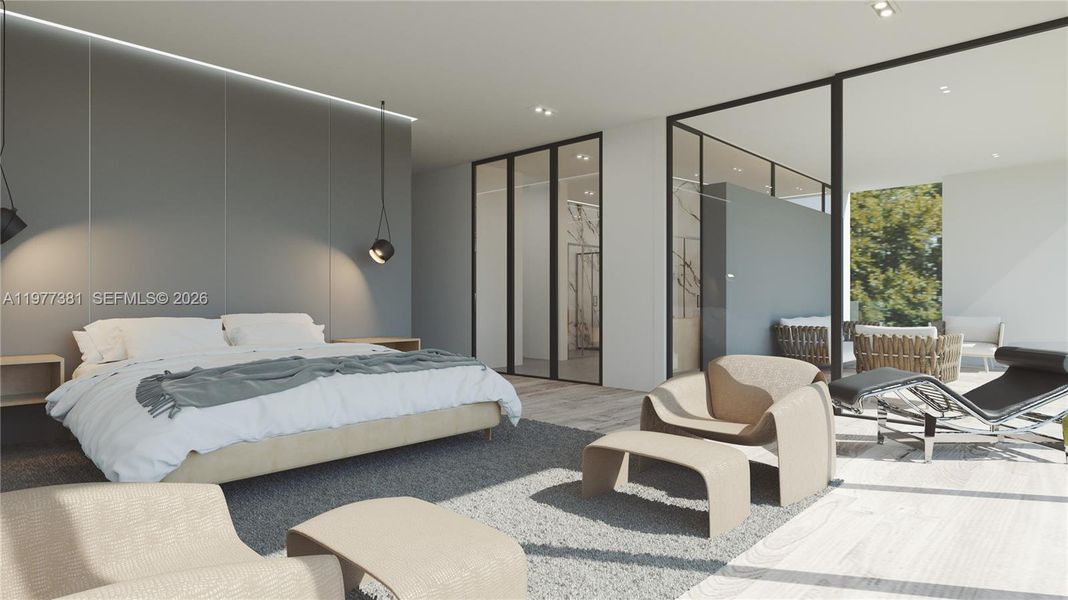 Furnished interior view inside a new home in , North Bay Village (Image 7).