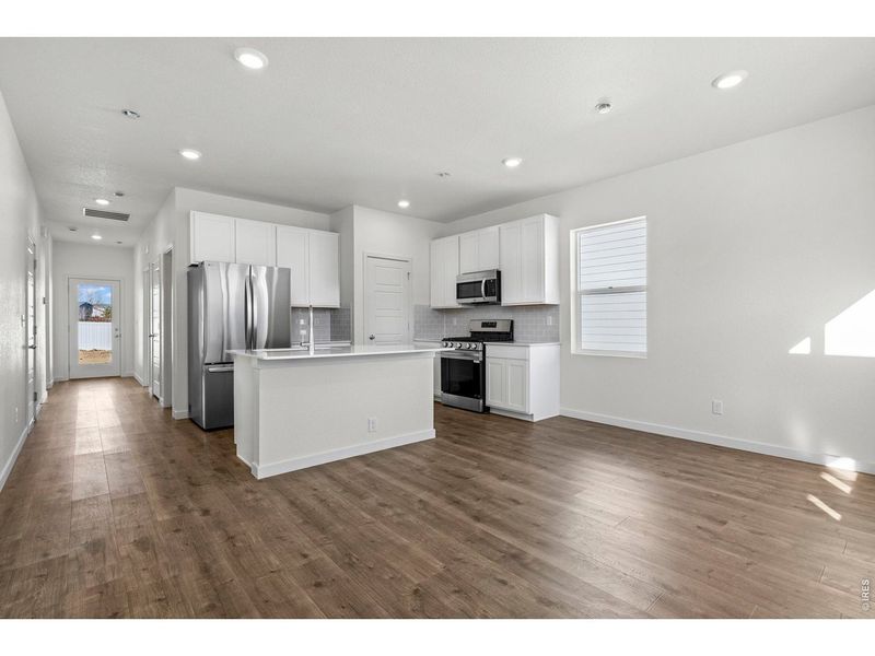 Furnished interior view inside a new home in Liberty Draw, Evans (Image 7).