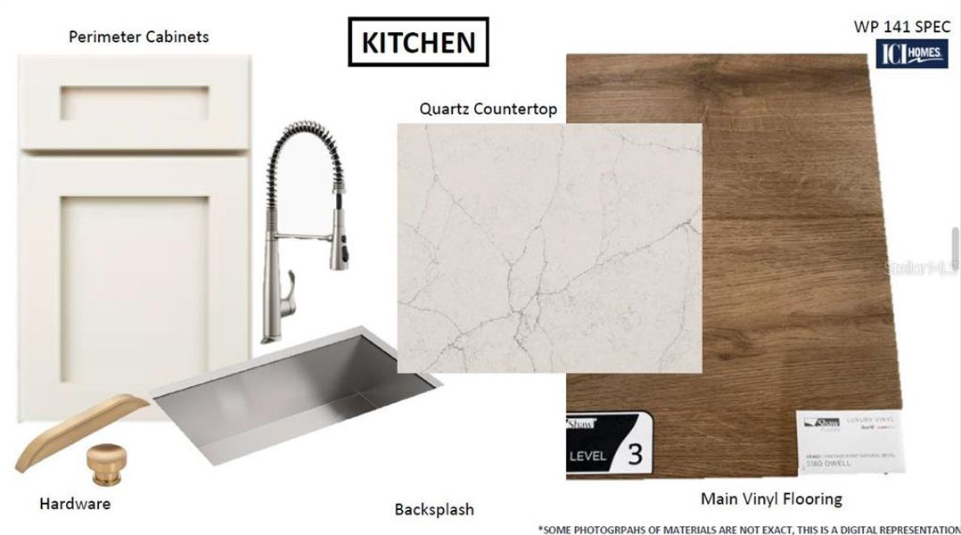 Sample of building materials used in homes in Wellen Park, Venice (Image 4).