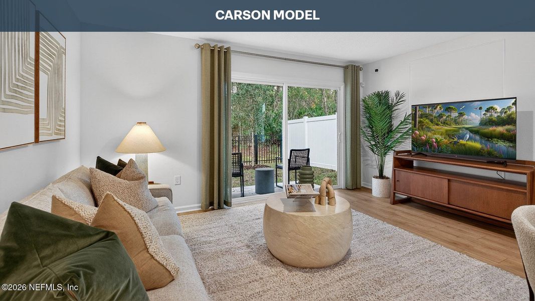 Furnished interior view inside a new home in Hansen Creek, Jacksonville (Image 13). Furnished interior view inside a new home in Hansen Creek, Jacksonville (Image 13).