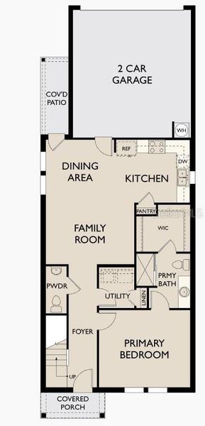 2D floor plan layout of this home in Hawks Run, Kissimmee, FL (Image 1). 2D floor plan layout of this home in Hawks Run, Kissimmee, FL (Image 1).