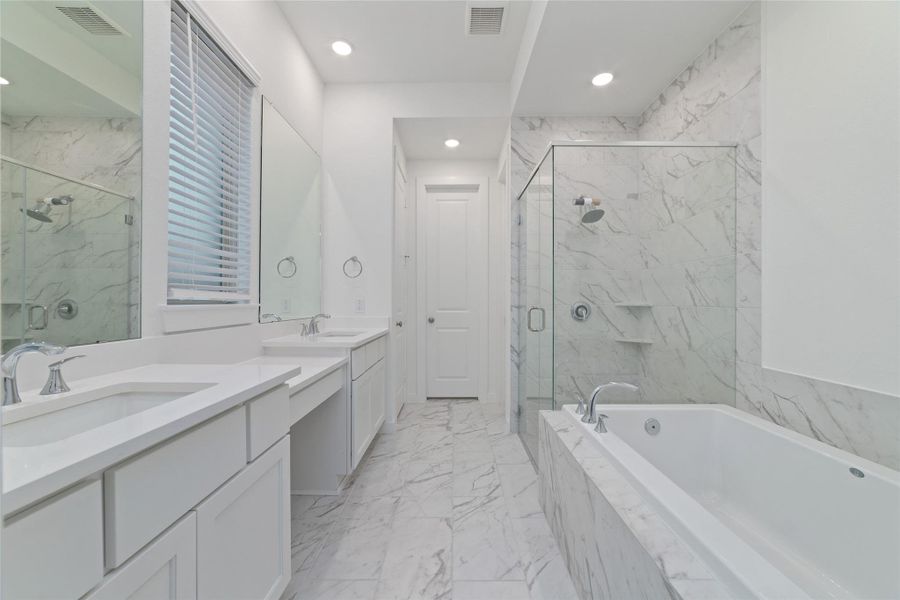 Furnished interior view inside a new home in Elyson, Katy (Image 31).
