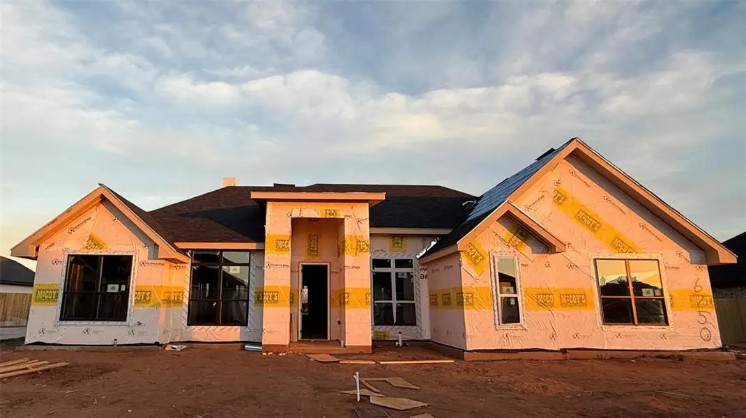 In-progress construction of a new home in , Abilene, TX (Image 3).