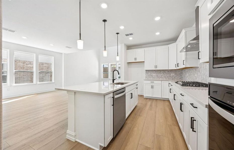 Abundant cabinet space in kitchen Abundant cabinet space in kitchen