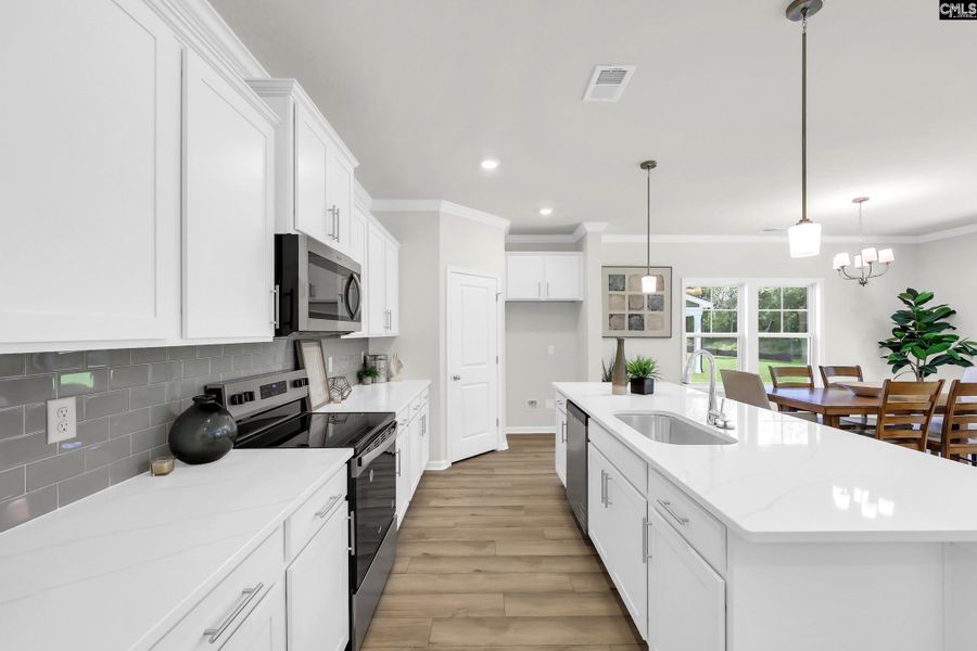 Furnished interior view inside a new home in Blythewood Farms, Blythewood (Image 15).