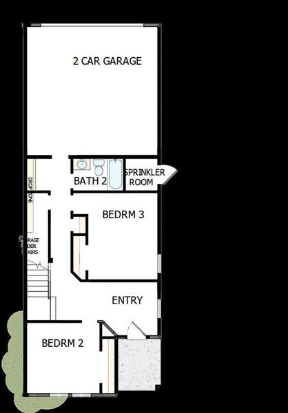 2D floor plan layout of this home in Hillside at Las Colinas, Irving, TX (Image 5). 2D floor plan layout of this home in Hillside at Las Colinas, Irving, TX (Image 5).