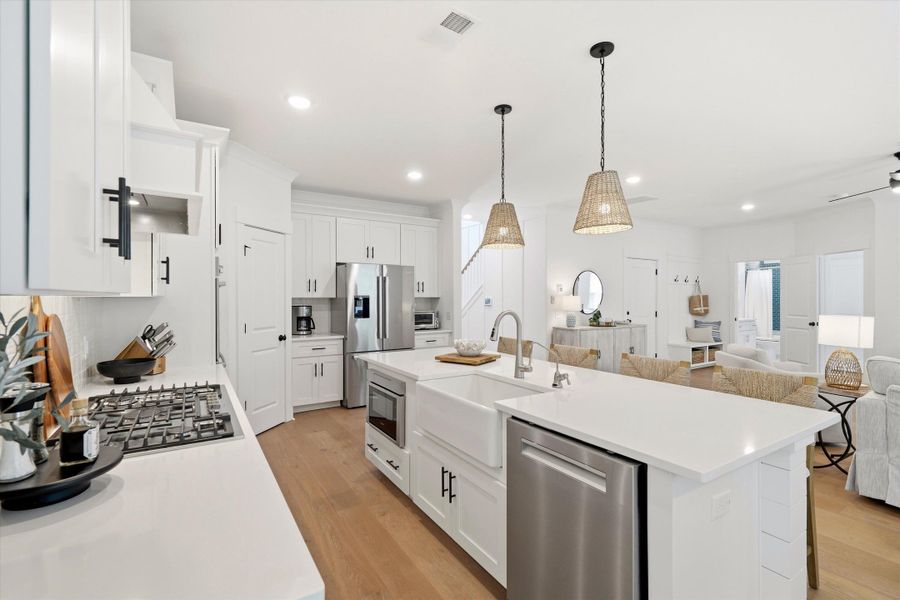 Furnished interior view inside a new home in , Mount Pleasant (Image 37).