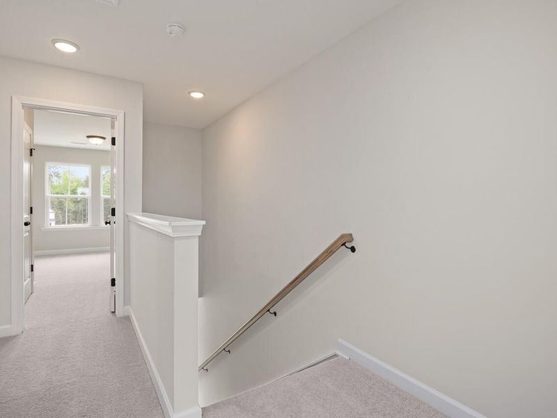 Spacious, unfurnished interior of a new home in Forestville Yard Townhomes, Knightdale (Image 17). Spacious, unfurnished interior of a new home in Forestville Yard Townhomes, Knightdale (Image 17).