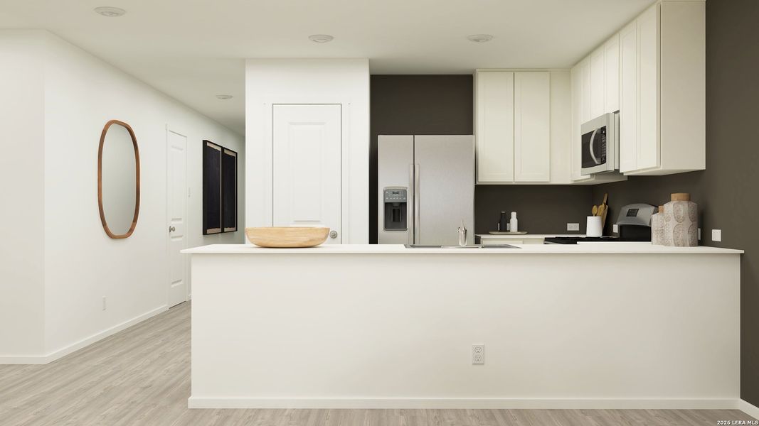 Furnished interior view inside a new home in Kings Landing, Corpus Christi (Image 4).