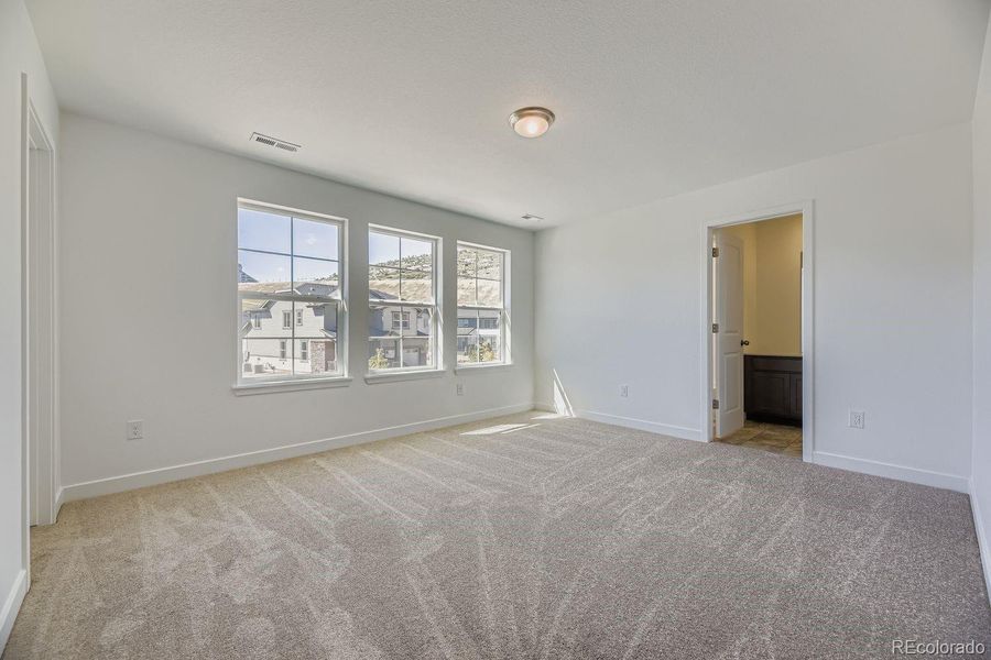 Spacious, unfurnished interior of a new home in Ken-Caryl Ranch: The Monarch Collection, Littleton (Image 11). Spacious, unfurnished interior of a new home in Ken-Caryl Ranch: The Monarch Collection, Littleton (Image 11).