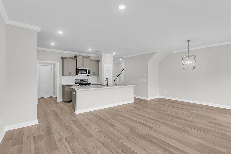 Furnished interior view inside a new home in Pineland Preserve, Summerville (Image 13).