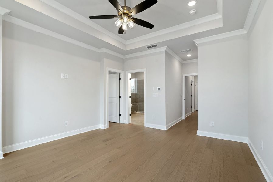 Representative unfurnished interior of a home built from the 
                        
                         by The Providence Group in Ward's Crossing Townhomes, Johns Creek (Image 23).