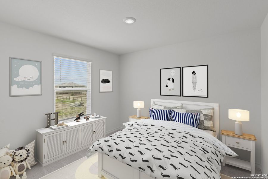 Furnished interior view inside a new home in Meadows at Clear Springs, New Braunfels (Image 7).