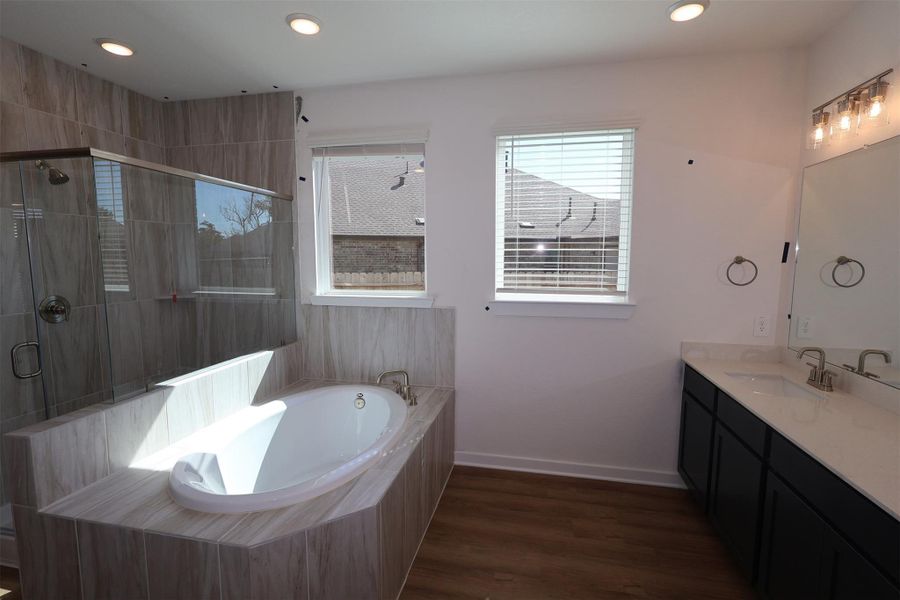 Furnished interior view inside a new home in Moran Ranch, Willis (Image 4). Furnished interior view inside a new home in Moran Ranch, Willis (Image 4).