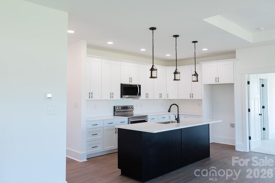 Furnished interior view inside a new home in , York (Image 5).