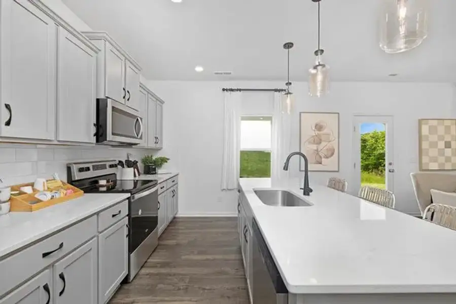 Representative furnished interior of a home built from the Whitney by True Homes in The Retreat at Reedy Fork Ranch, Greensboro (Image 7).