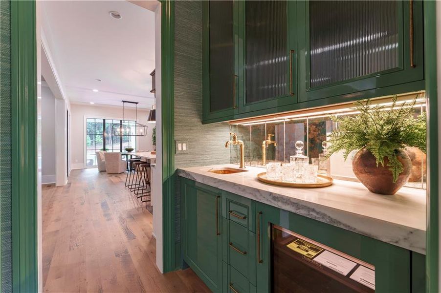 Furnished interior view inside a new home in , Atlanta (Image 16).