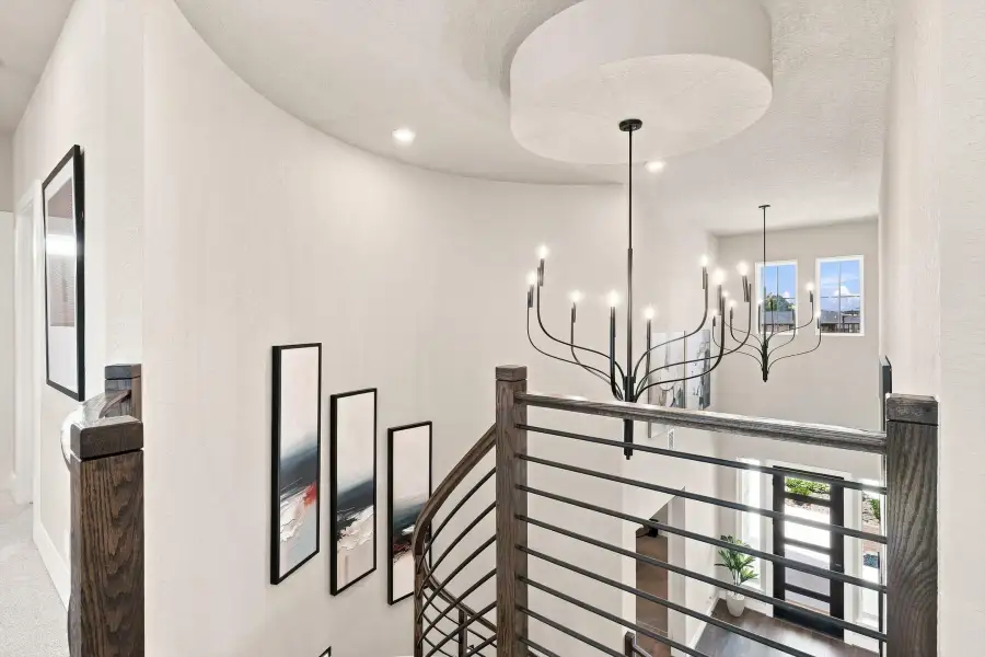 Representative furnished interior of a home built from the Jonestown by Scott Felder Homes in Windsong, Boerne (Image 19).