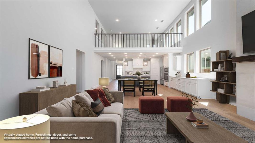 Furnished interior view inside a new home in Mosaic 50', Celina (Image 14).