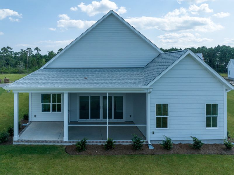Representative exterior details of a home built from the Kauai by Bill Clark Homes in Sidbury Landing, Wilmington (Image 40).