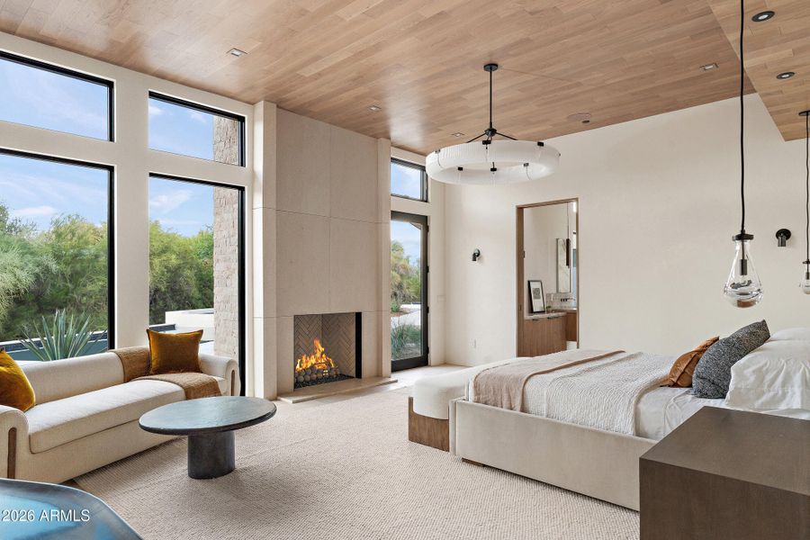 Primary Suite w/fireplace