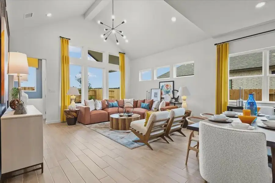 Representative furnished interior of a home built from the Dayton by Chesmar Homes in Wildrye 45', Waller (Image 5).