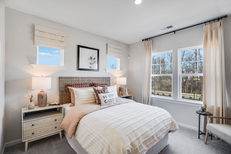 Furnished interior view inside a new home in Silverstone, Knightdale (Image 12). Furnished interior view inside a new home in Silverstone, Knightdale (Image 12).