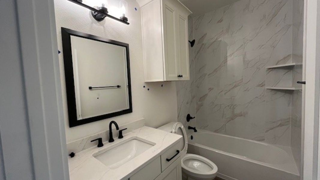 Furnished interior view inside a new home in Lakeside at Millican Reserve, College Station (Image 6).