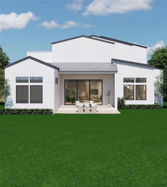 Exterior details and patio area of a home in , Houston (Image 8). Exterior details and patio area of a home in , Houston (Image 8).