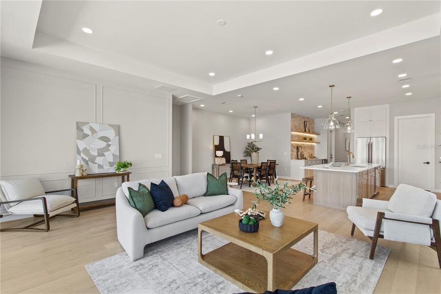 Furnished interior view inside a new home in , Orlando (Image 14).