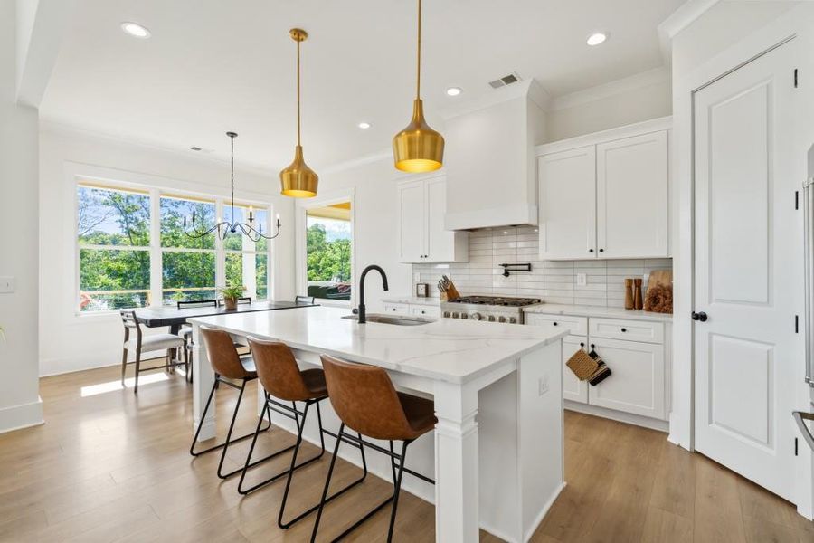 Furnished interior view inside a new home in , Monticello (Image 11).
