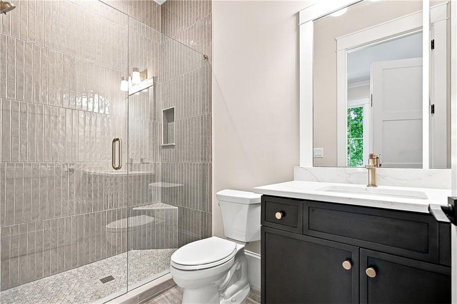 Furnished interior view inside a new home in , Milton (Image 11).