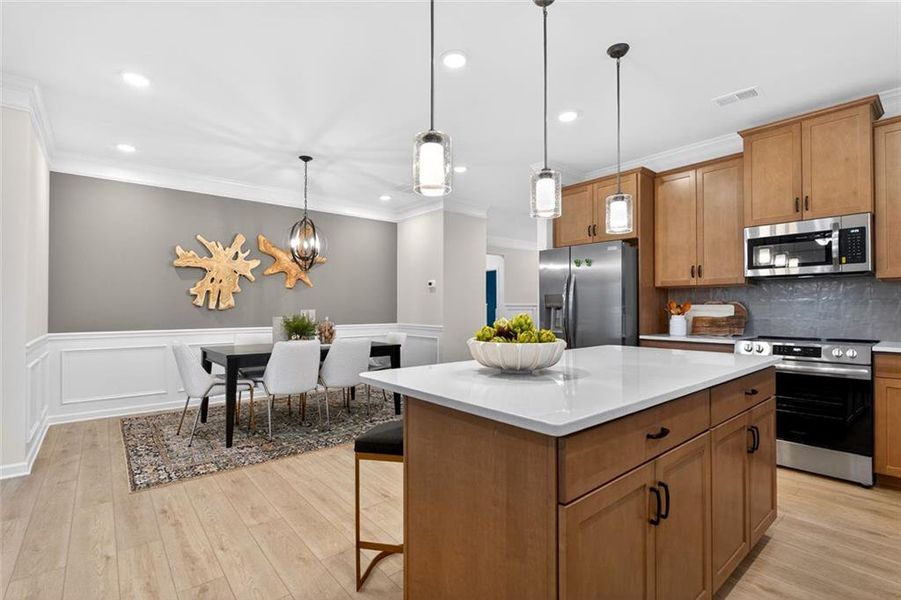 Furnished interior view inside a new home in Southbend, Rome (Image 24).