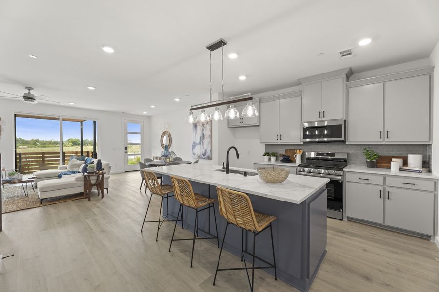 Furnished interior view inside a new home in Ten Mile Creek, Celina (Image 11).