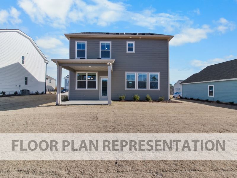 Exterior details and patio area of a home in Windsor, North Augusta (Image 3).