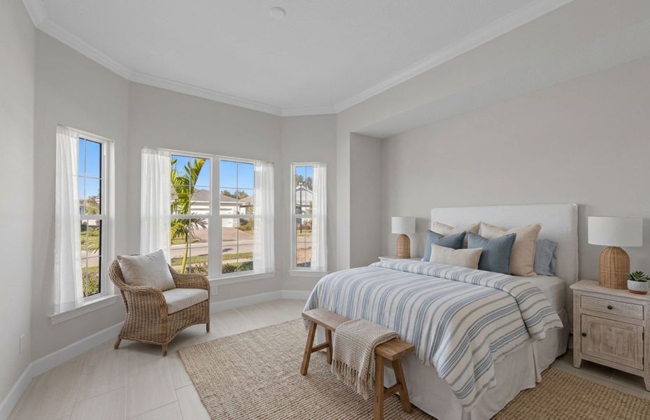 Furnished interior view inside a new home in Shores at Stillwater, Englewood (Image 9).