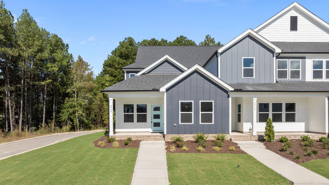 Representative exterior photo of a completed home built from the I Got Chills by Garman Homes in Allen Park, Raleigh, NC (Image 21). Representative exterior photo of a completed home built from the I Got Chills by Garman Homes in Allen Park, Raleigh, NC (Image 21).