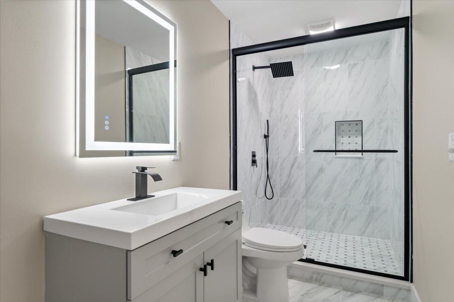 Furnished interior view inside a new home in , Charleston (Image 9).